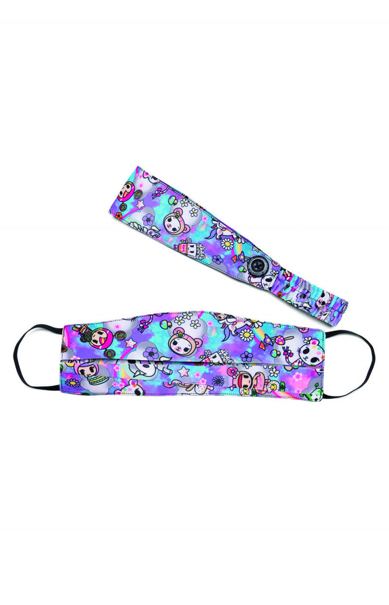 Fashion Mask &#43; Headband Set-koi tokidoki